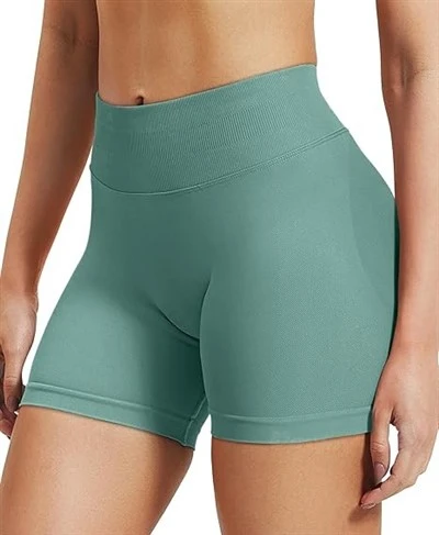 Kobiety trening bezproblemowy booty szorty rowerzyste